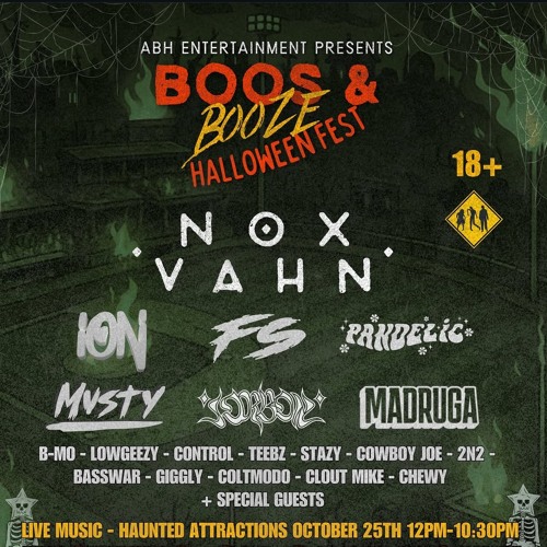 Boos and Booze Halloween Fest 2025 Set