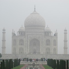Taj Mahal In The Morning Mist