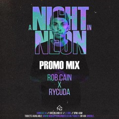 Nobodys Grounded - A Night In Neon - Rycuda X Rob Cain - Promo Mix