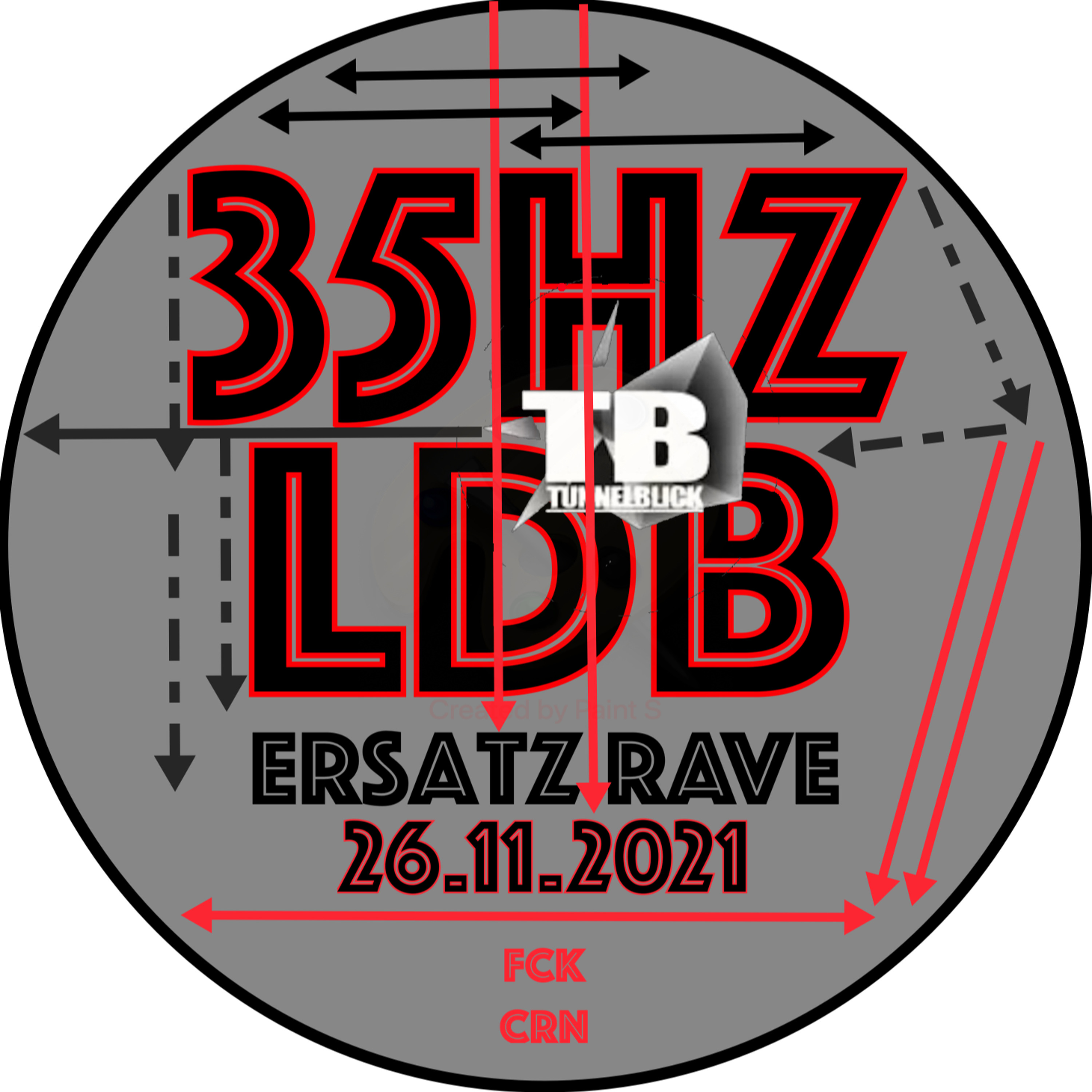 35Hz, LdB - Tunnelblick substitute 2021/11 ☊ FCK CRN ♡ BUNKER TECHNO episode artwork