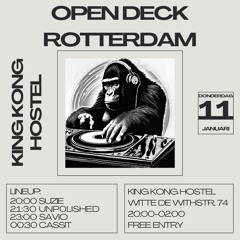 Open Deck - King Kong Hostel (Netherlands) - 11-Jan-2024