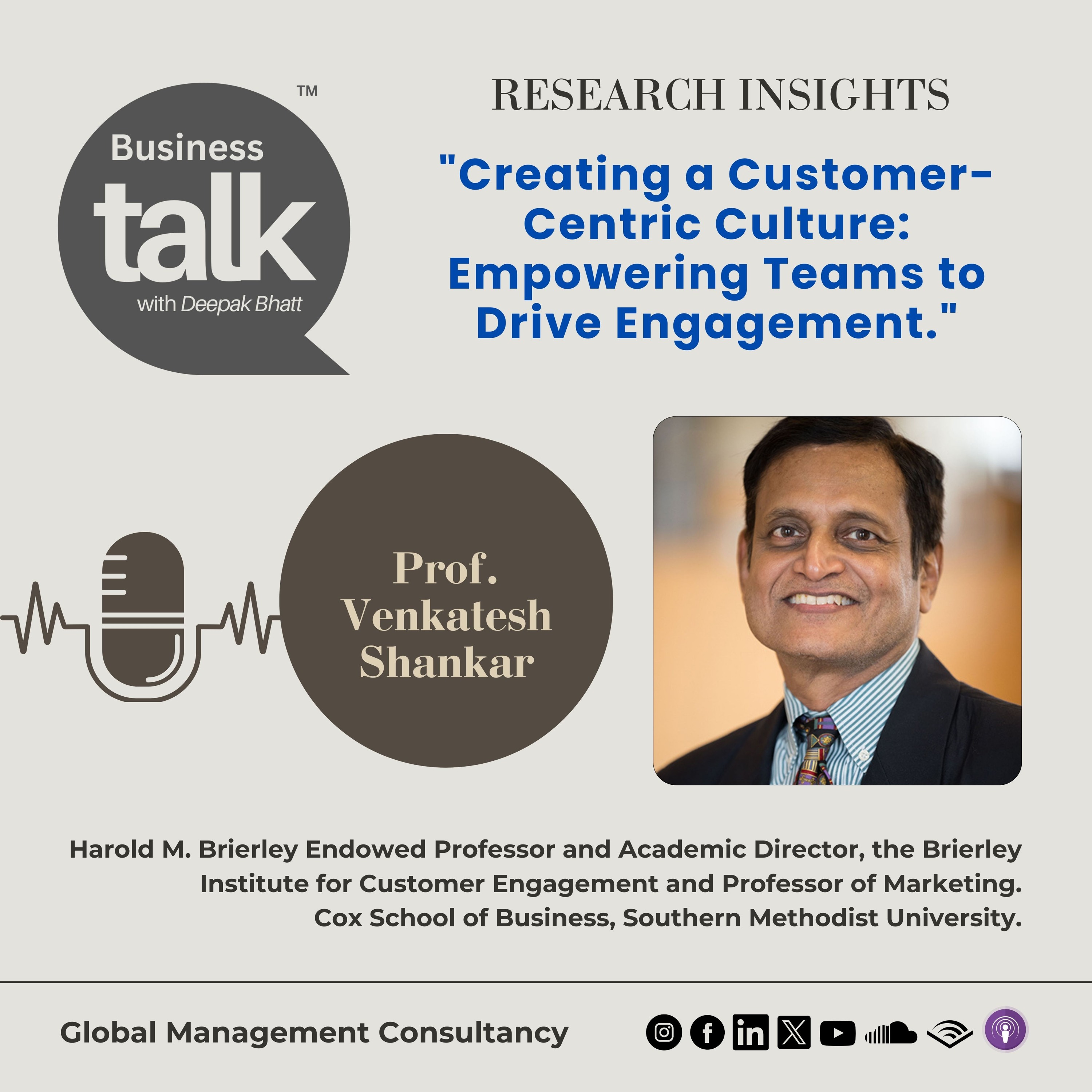 Empowering Teams for Engagement: Prof. Venkatesh Shankar’s Research-Backed Strategies episode artwork