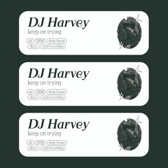 // DJ Harvey // Keep On Trying //