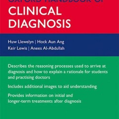 [DOWNLOAD] Oxford Handbook of Clinical Diagnosis (Oxford Medical Handbooks)