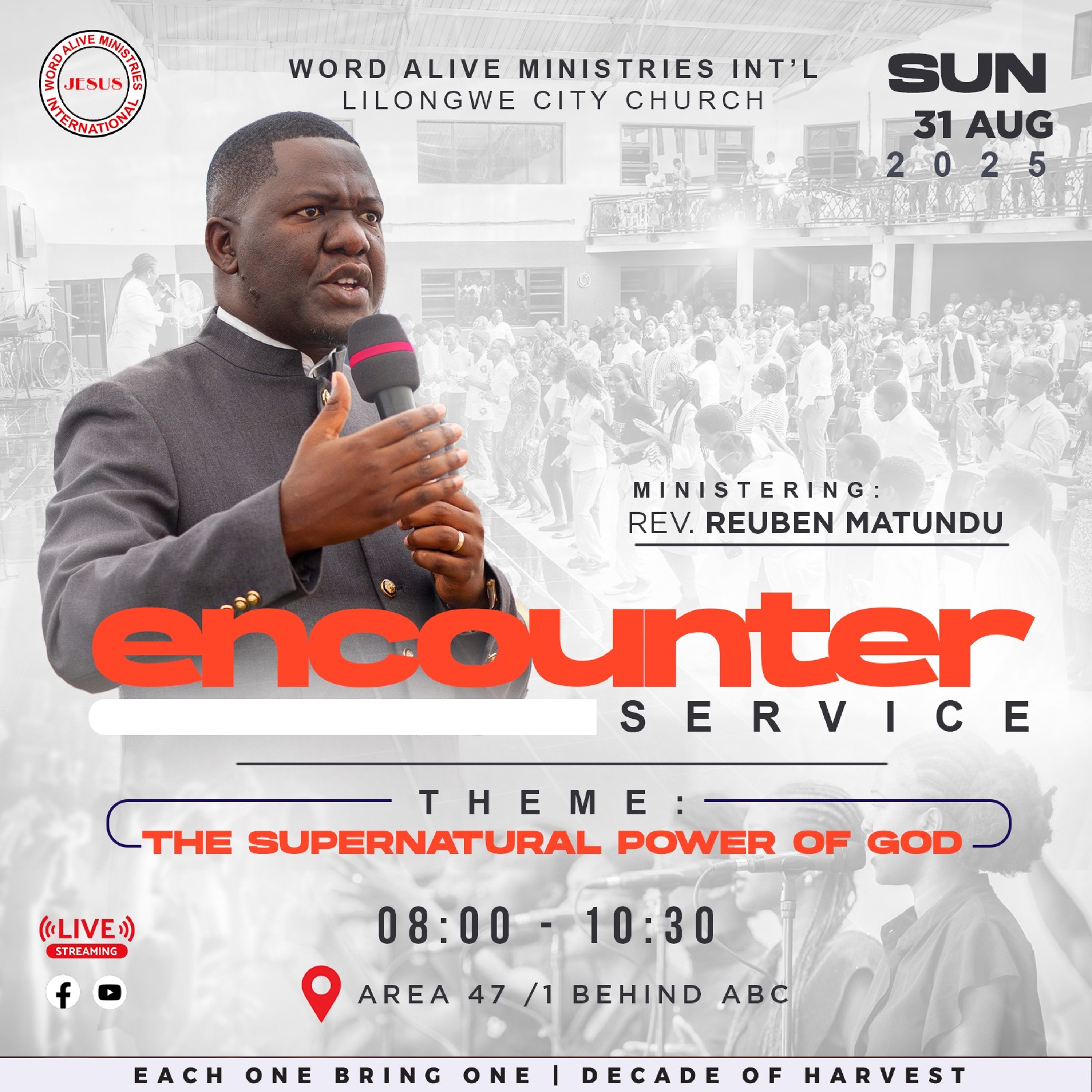 Encounter Service Rev Reuben Matundu "The Supernatural Power of God"