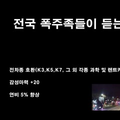 전국 폭주족들이 듣는 플리 배속