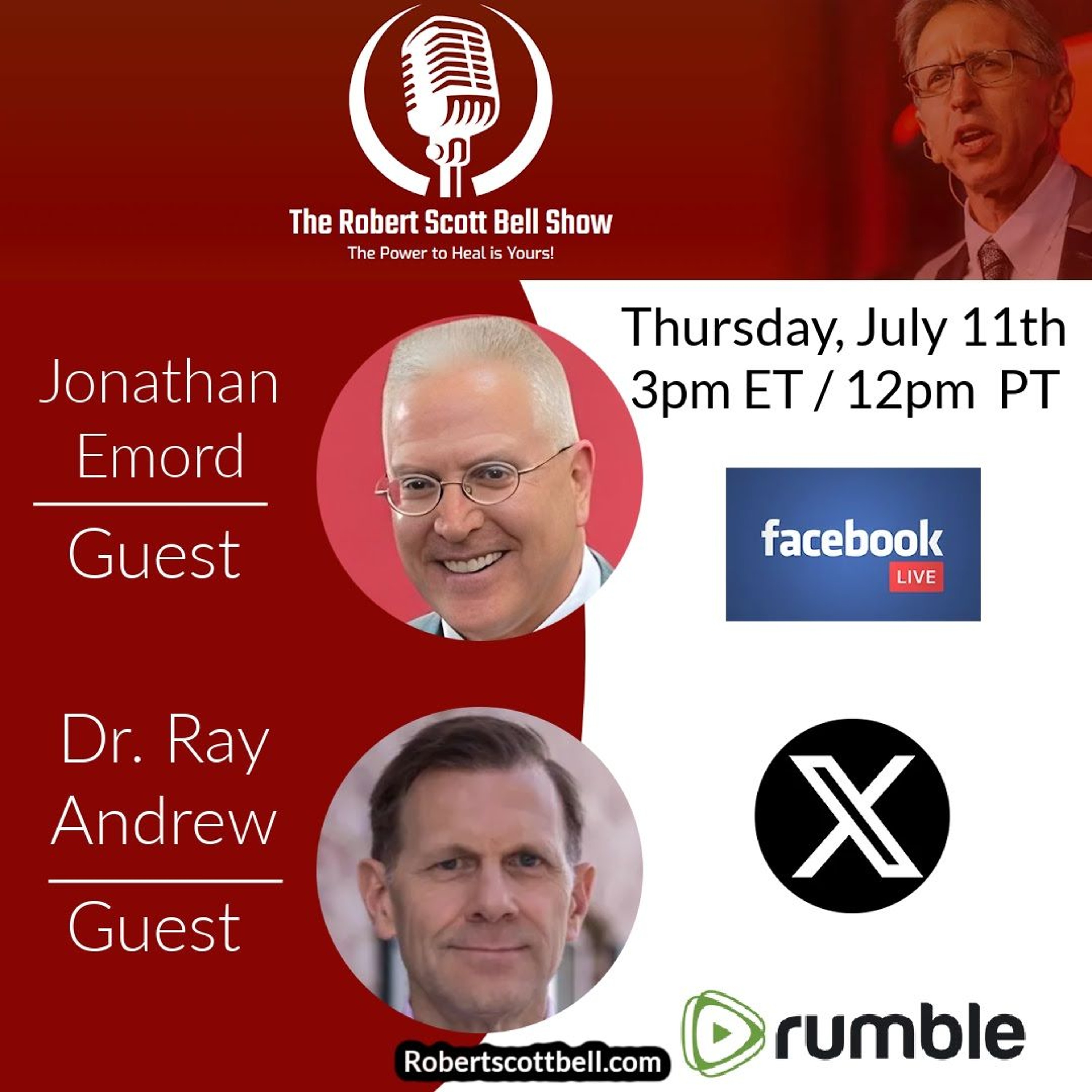 Jonathan Emord, Biden Parkinson’s, Dr Ray Andrew, Prestige Wellness Institute - The RSB Show 7-11-24