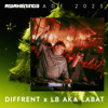 Diffrent x LB aka LABAT - Awakenings ADE 2025 DJ mix artwork - Electronic music tracklist cover image