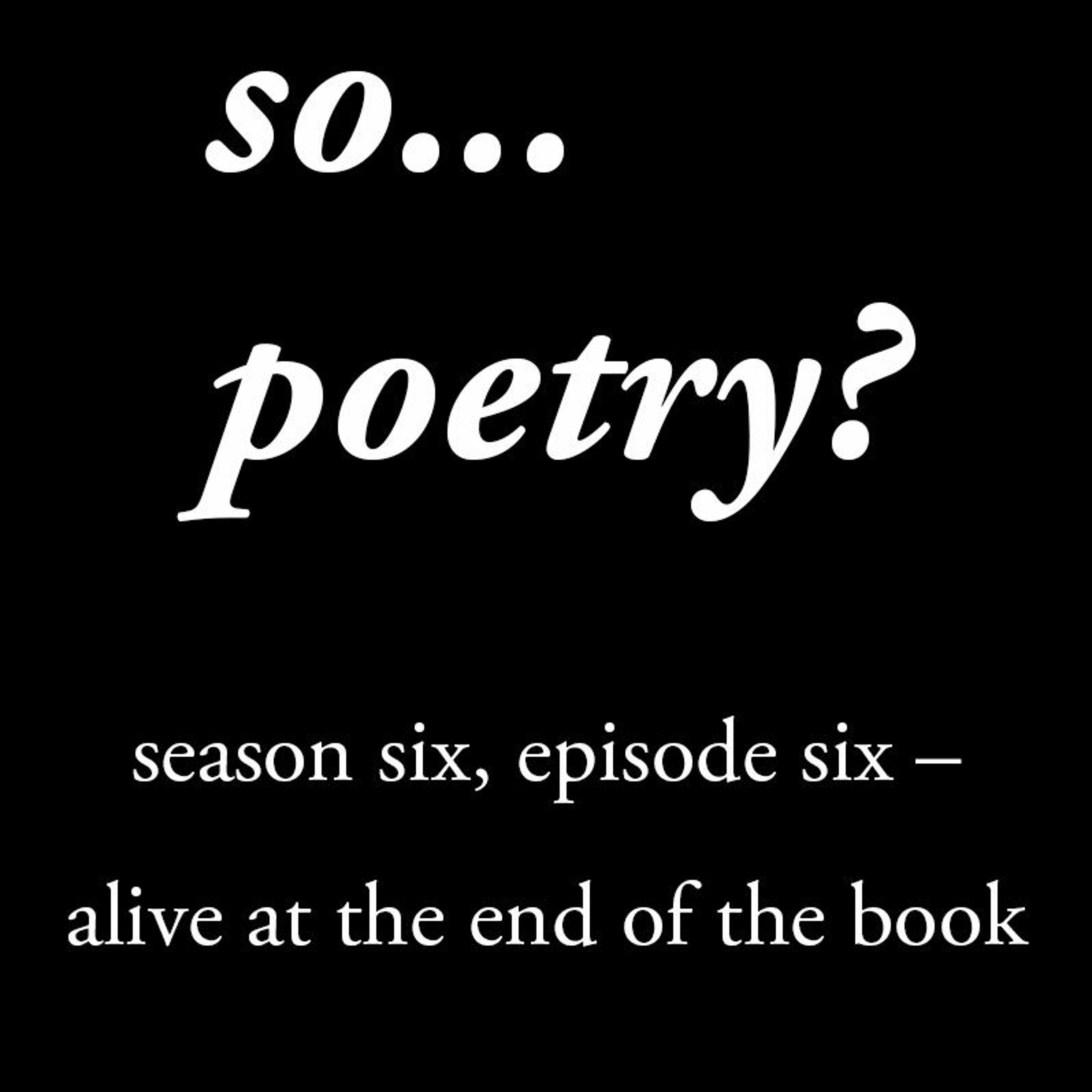 so...poetry?