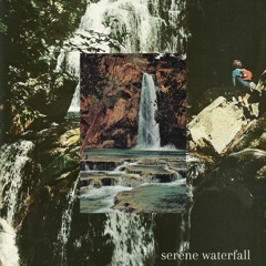 serene waterfall