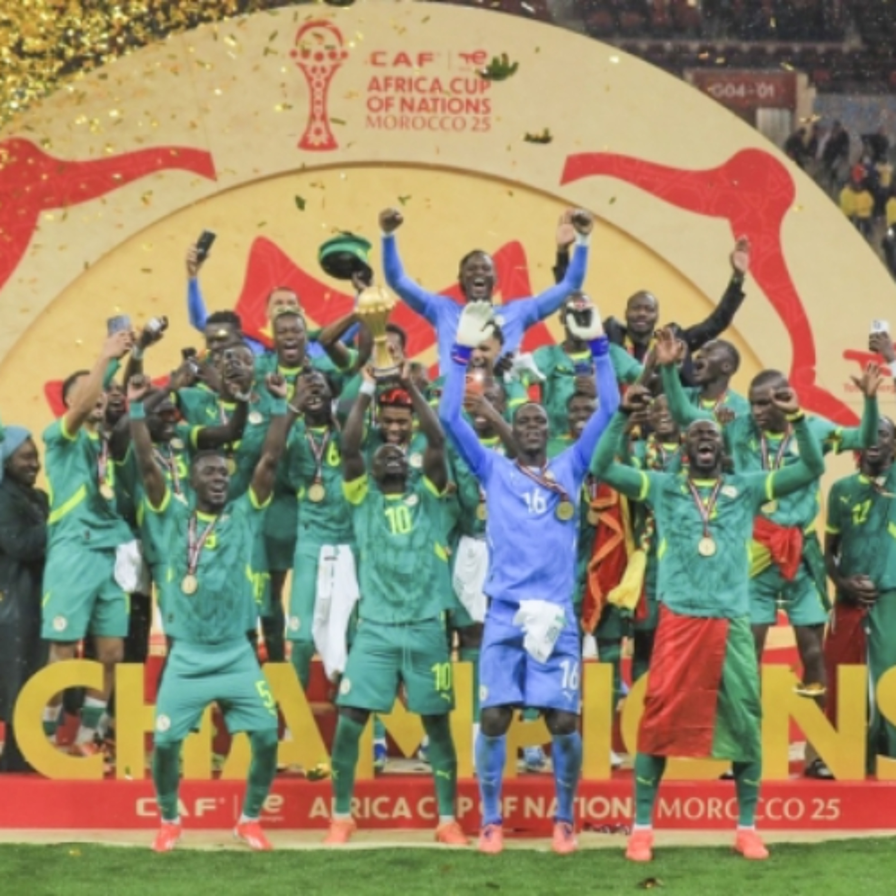 Senegal crowned Afcon champions after chaotic final against Morocco in Rabat episode artwork