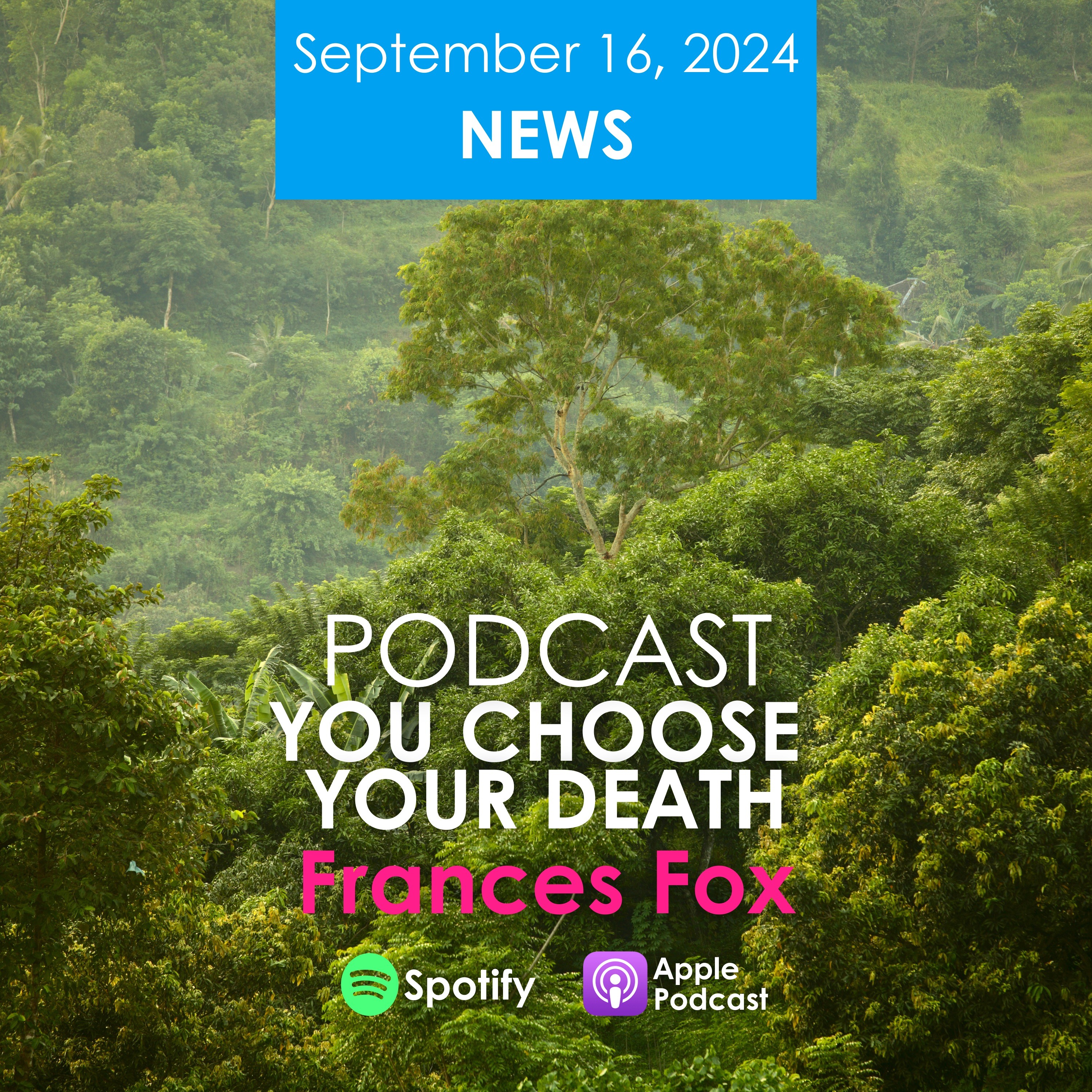 FRANCES FOX NEWS: YOU CHOOSE YOUR DEATH