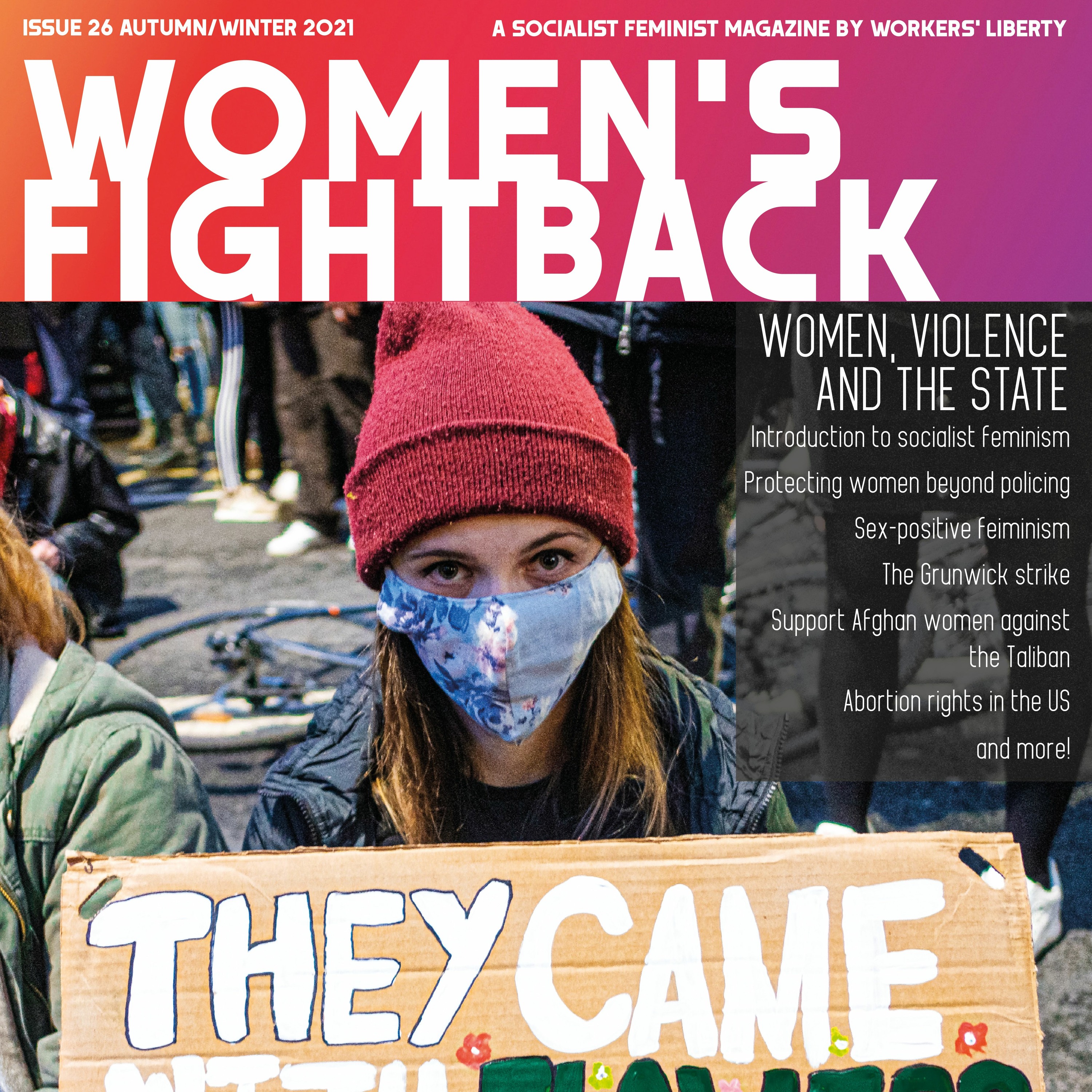 Women's Fightback 26, pt 4 of 4 pp22-28 — International, from Afghanistan to USA to Kyrgyzstan