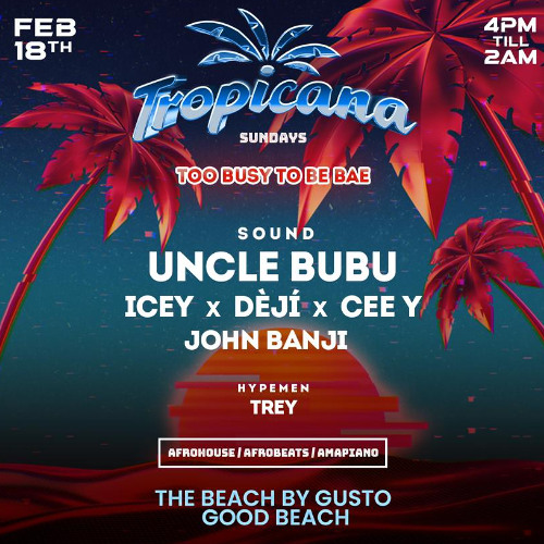 TROPICANA SUNDAYS PART 2 (LIVE AMAPIANO SET) 18.02.24 🐼