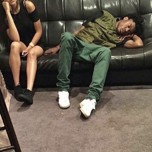 geeked all night
