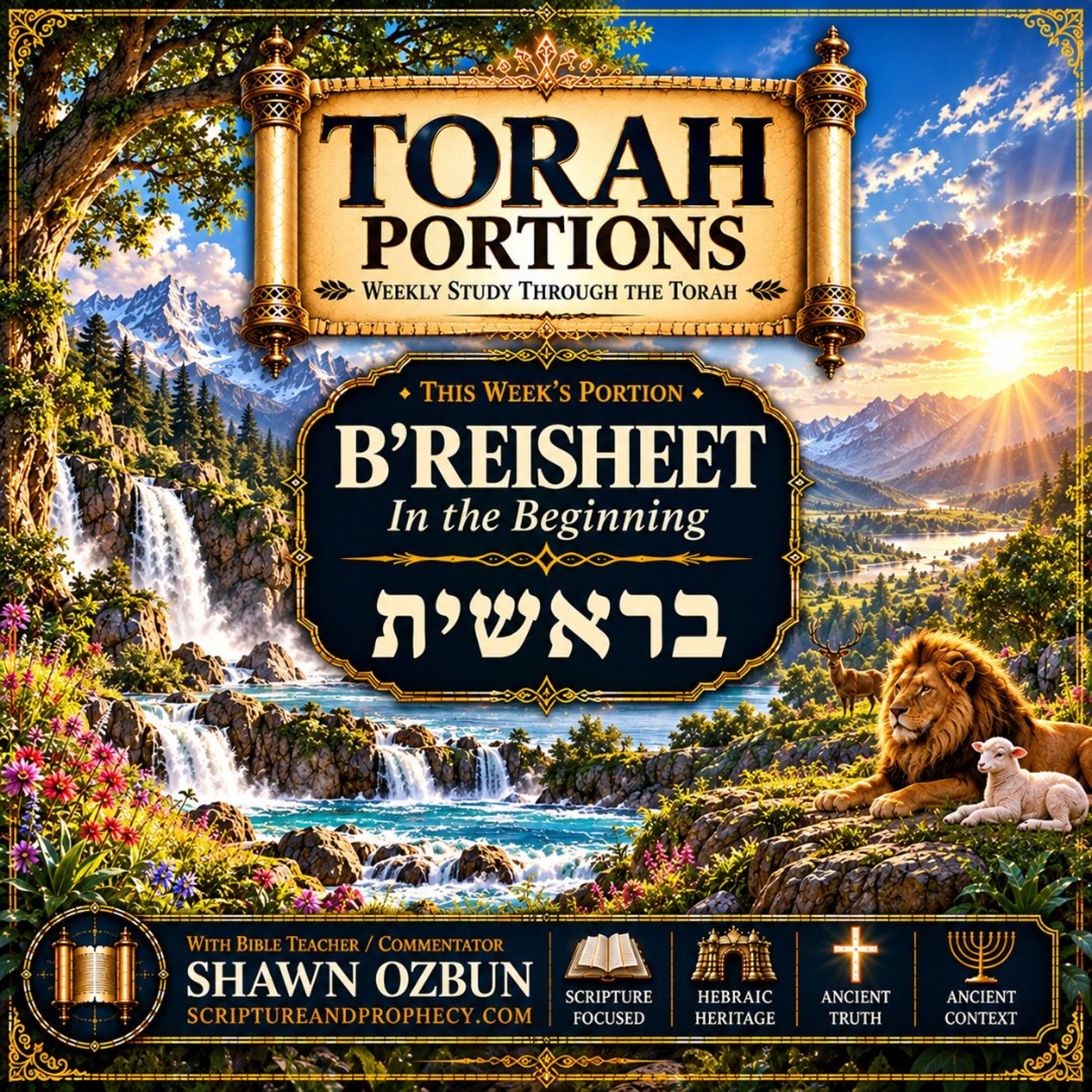 The Creation, First Sin and Fall of Humanity - Torah Portion - B’reisheet: (Genesis 1–6:8) episode artwork