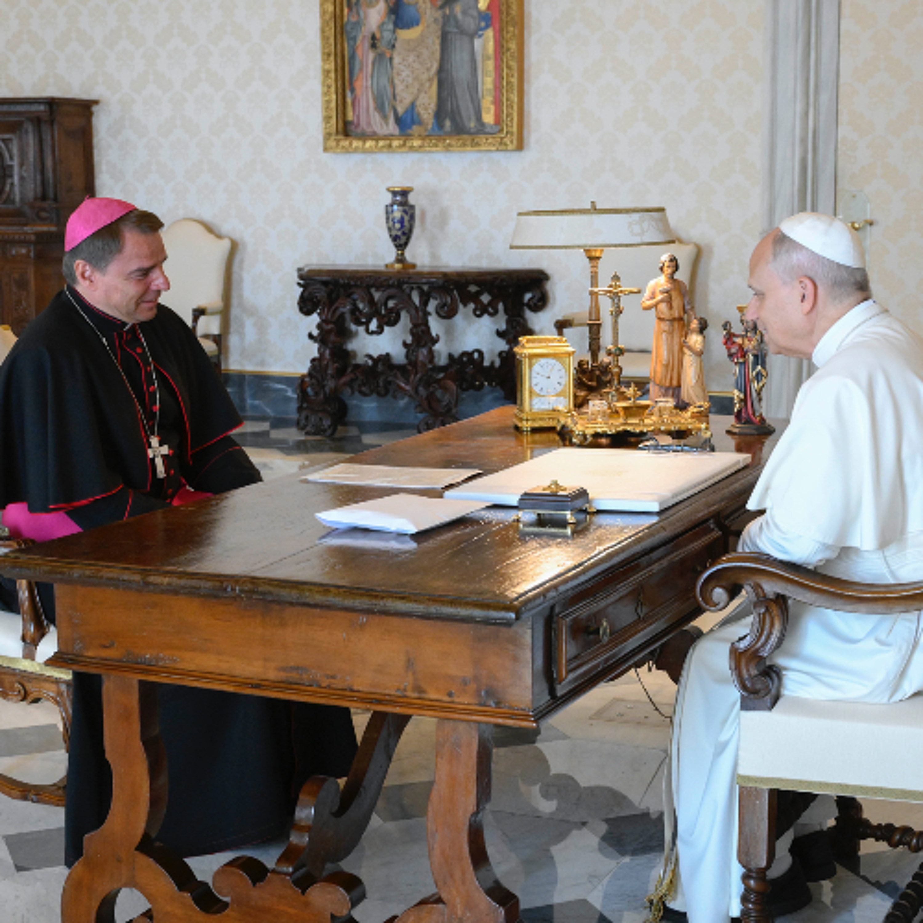 Bischof Oster zur Audienz bei Papst Leo XIV.