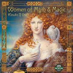 View KINDLE √ Women of Myth & Magic 2023 Fantasy Art Wall Calendar by Kinuko Craft |