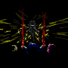 DELTARUNE CHAPTER 3 - Black Knife Cover