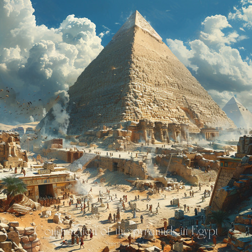 Construction of the Pyramids in Egypt
