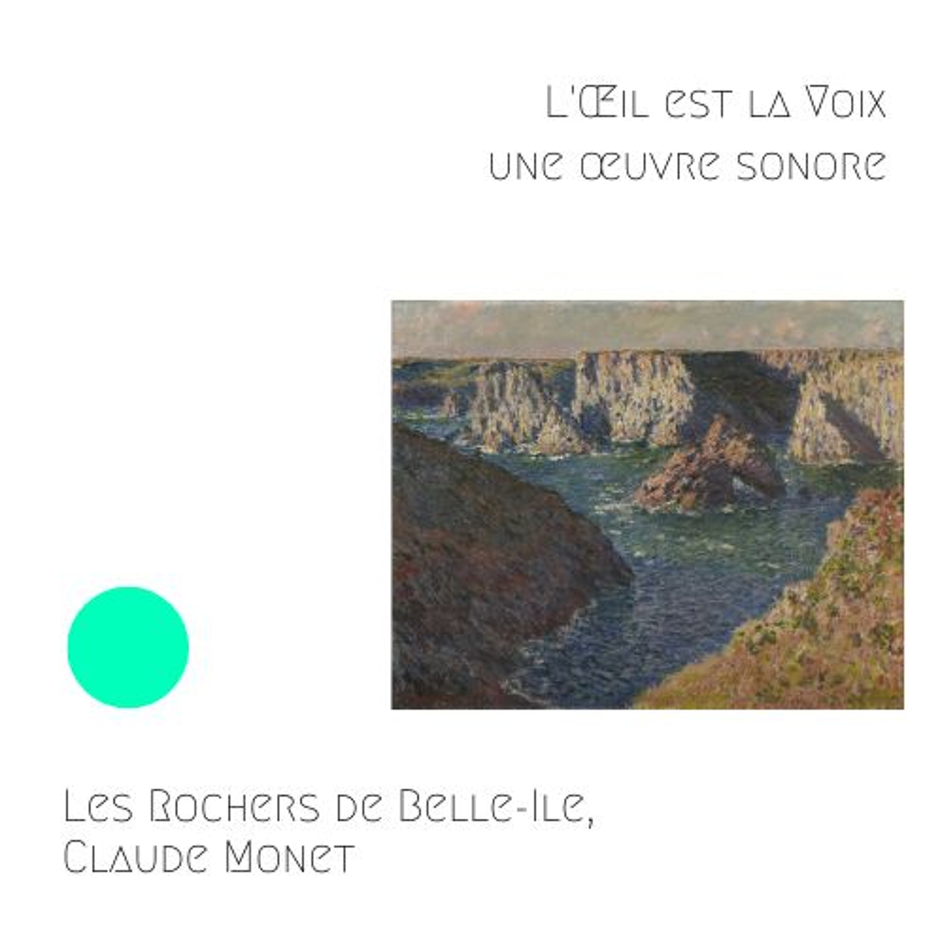 Les Rochers de Belle-Ile, 1886, Claude Monet