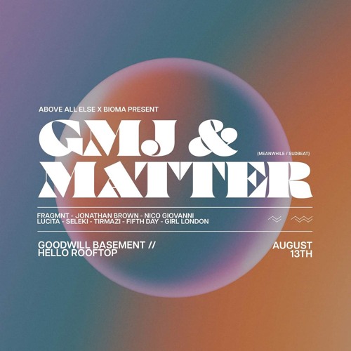 Fragmnt & Jonathan Brown B2B @ Goodwill Club