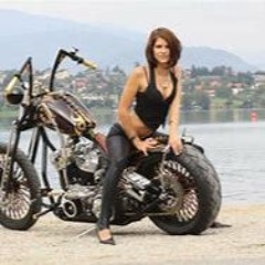 Michael.R MOTORRAD  Strand und Frauen