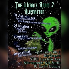 Kelsifer - Hitech Darkpsy DJ Set - Live @ The Wiggle Room II: Alienation