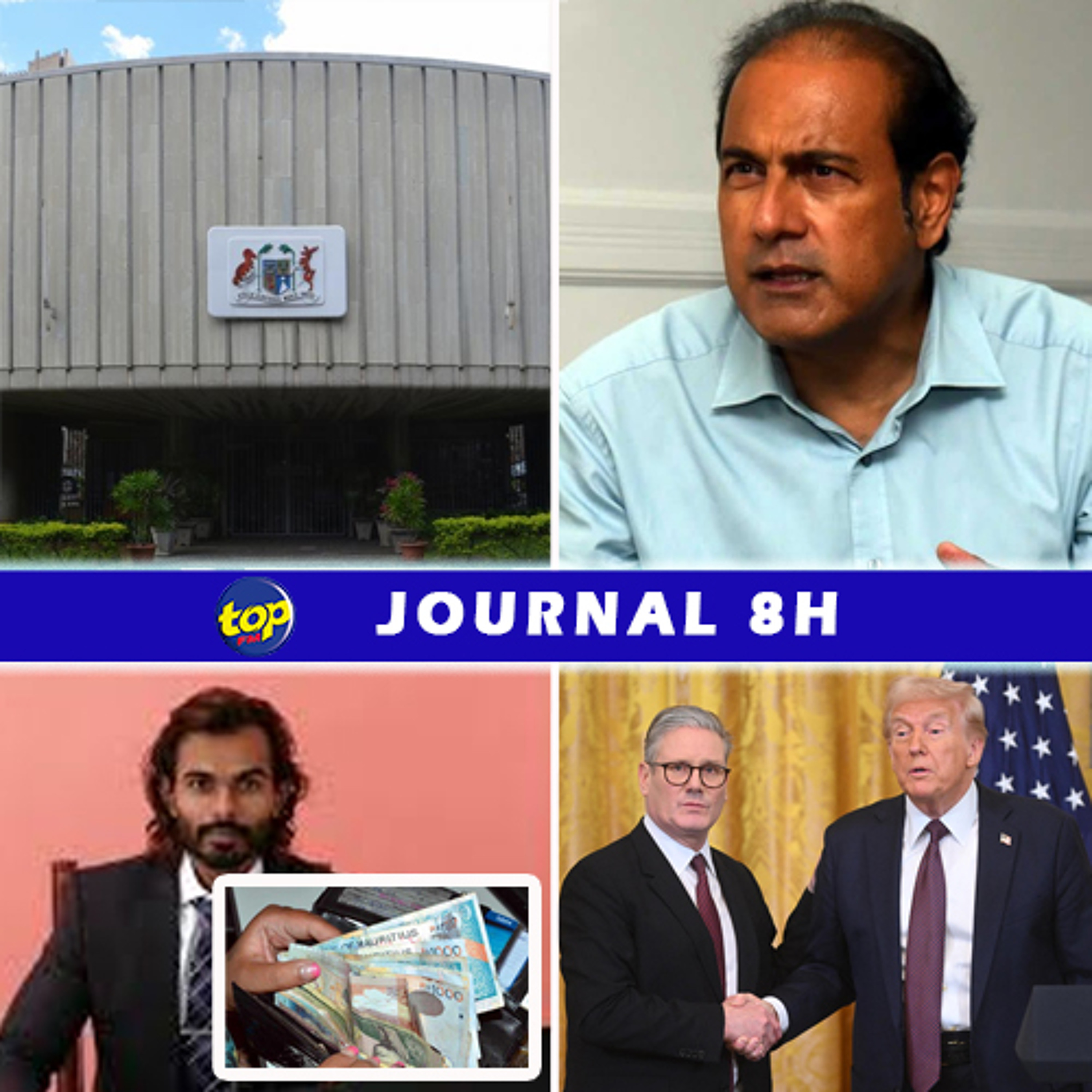 Le journal de 8H de ce mardi 17 juin 2025