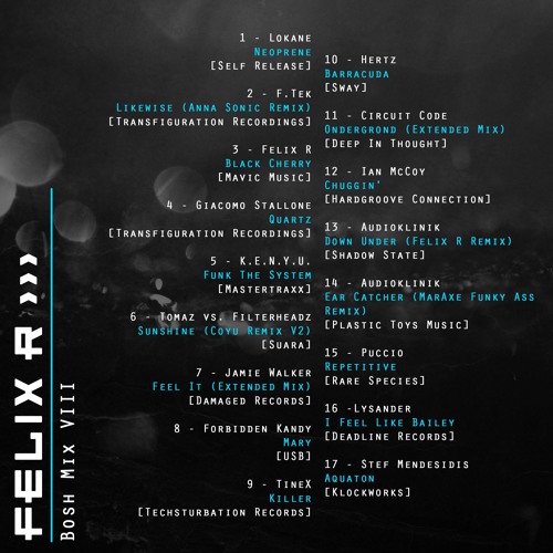 Felix R - Bosh Mix VIII [FREE DOWNLOAD]