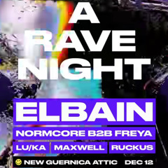 Maxwell @ New Guernica 12/12/2025 groove/techno