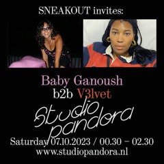 SNEAKOUT x The Queer Agenda invites Baby Ganoush + V3lvet In Studio Pandora
