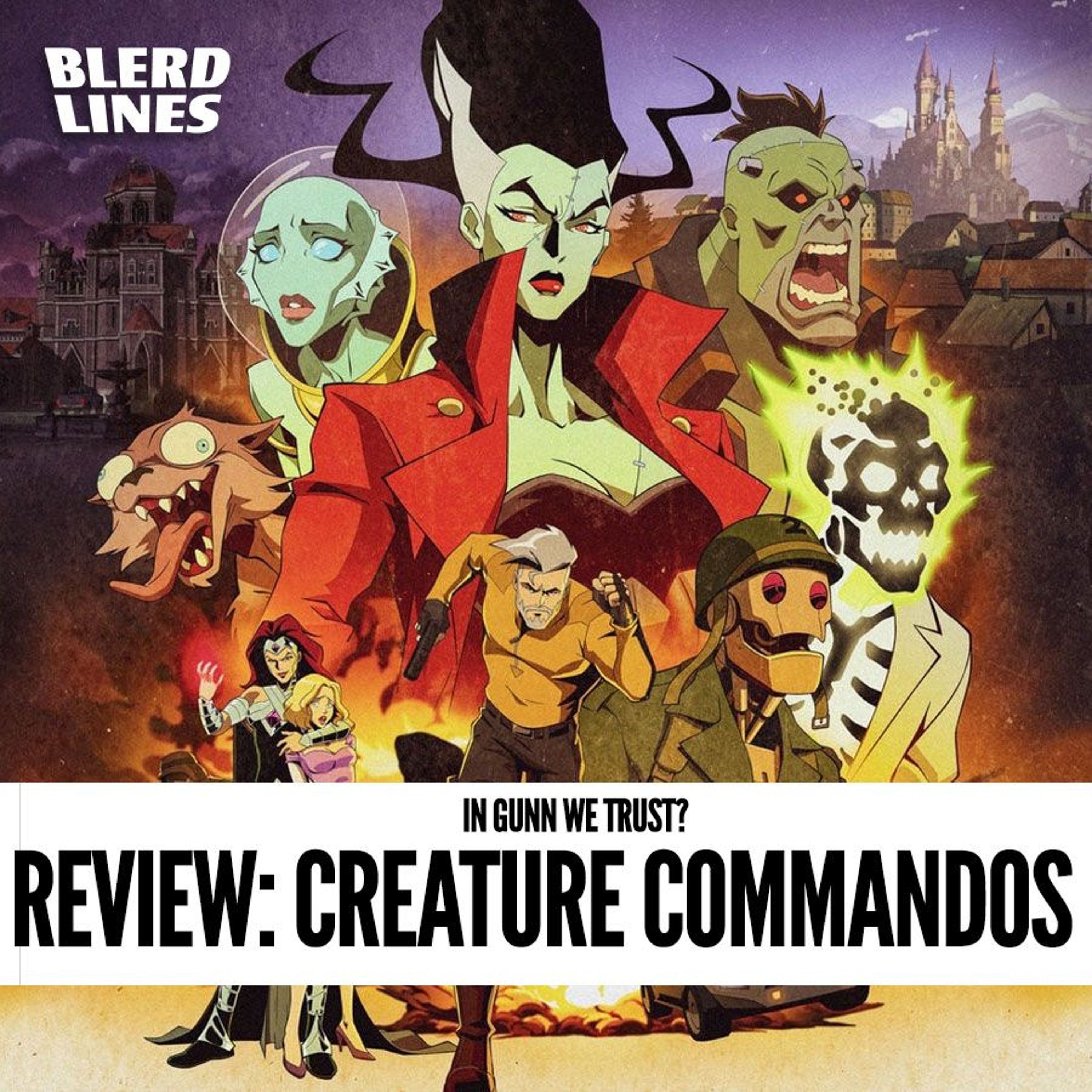 Review: Creature Commandos episode artwork