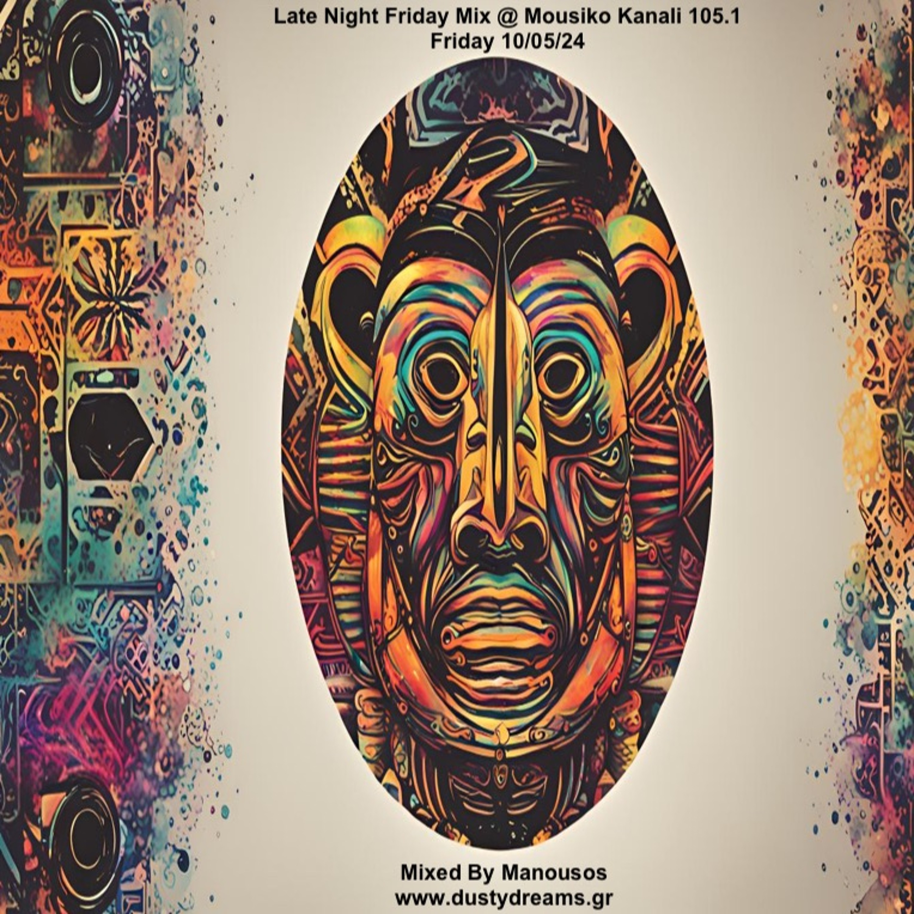 Late Nite Friday Mix @ Mousiko Kanali 105.1 10/05/24 episode artwork