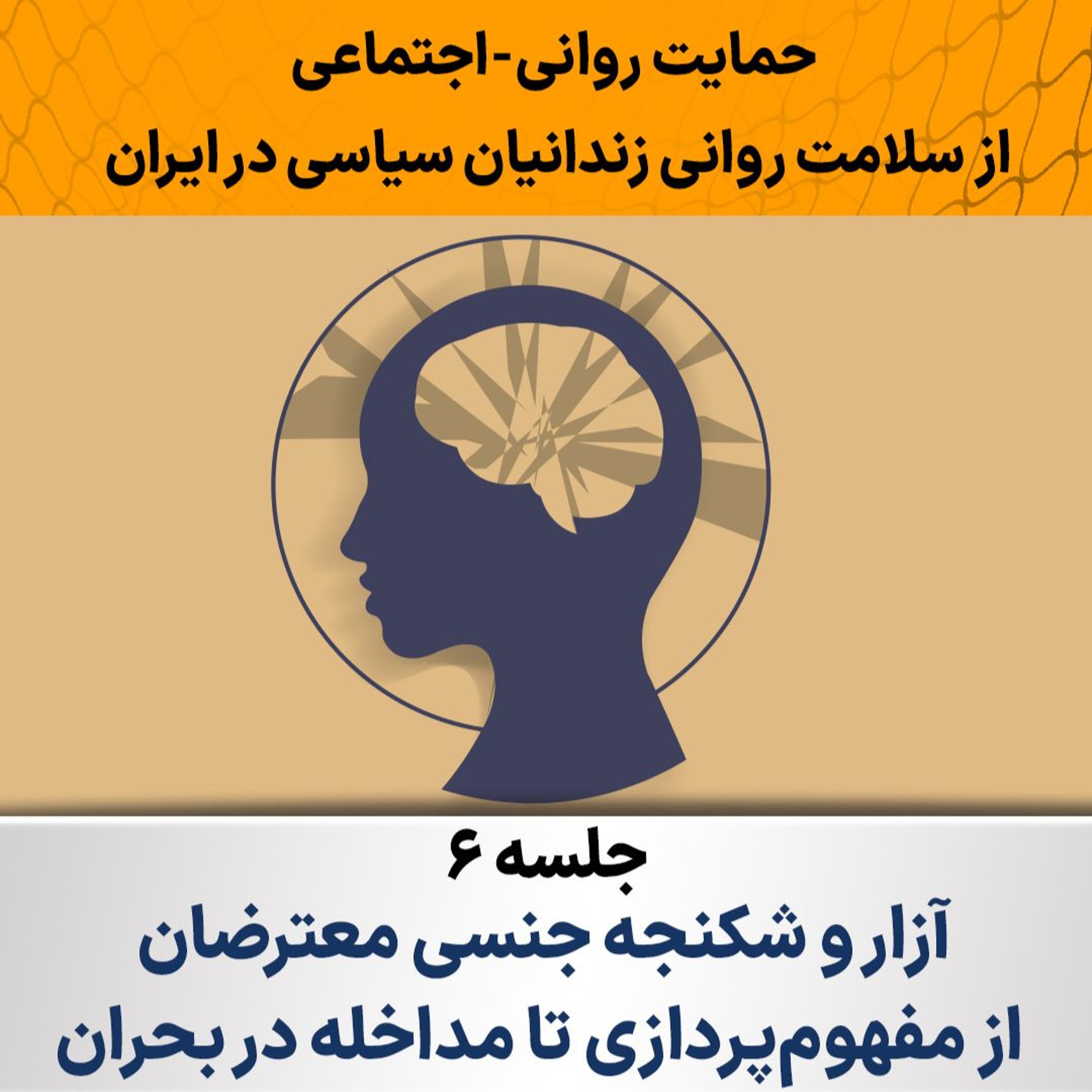 جلسه ششم آزار و شکنجه جنسی معترضان از مفهوم‌پردازی تا مداخله در بحران episode artwork