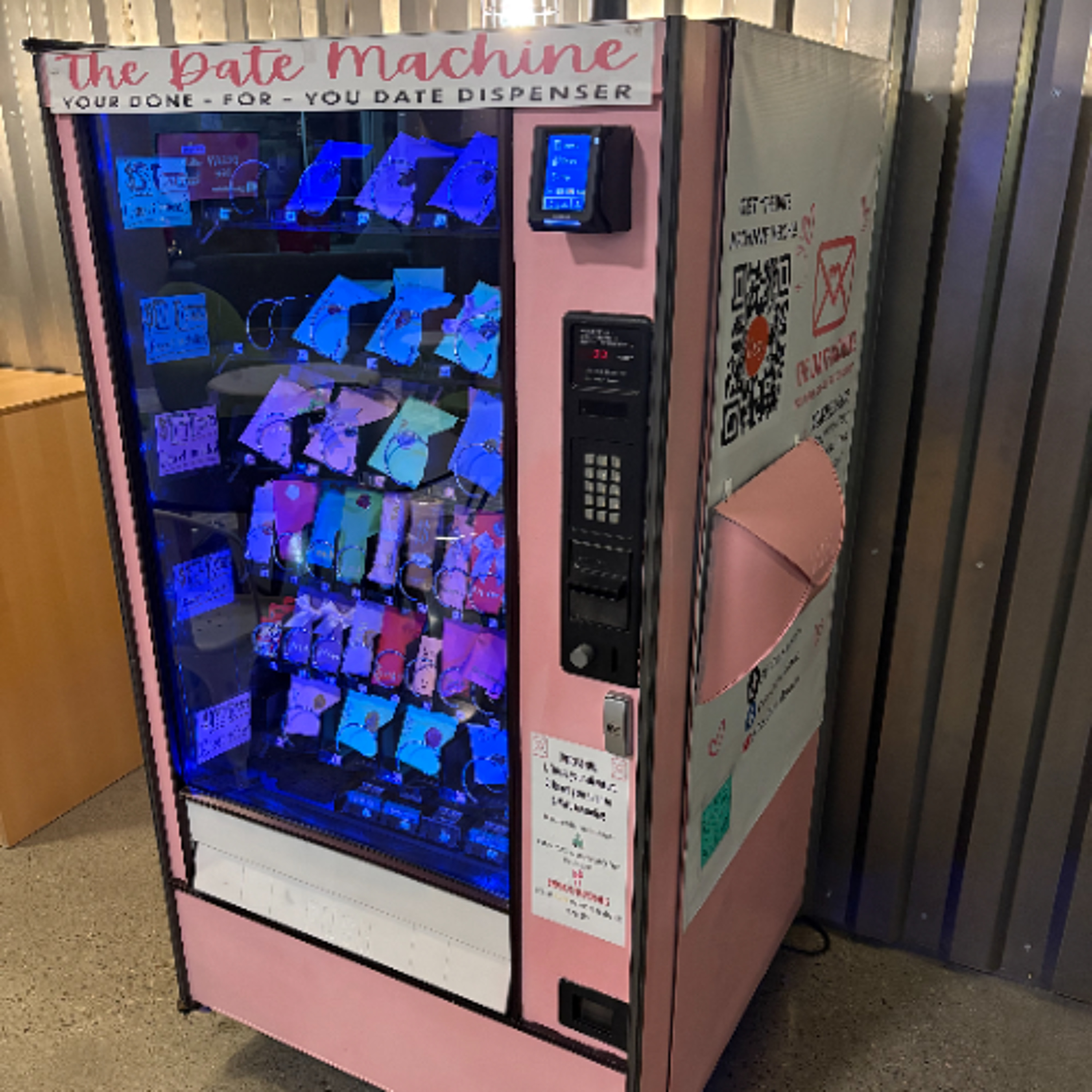 Turning a vending machine into romance Turning a vending machine into romance