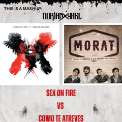 mashup sex on fire vs como te atreves