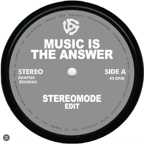 Danny Tenaglia ft Celeda - Music Is The Answer (Stereomode Edit) FILTERED