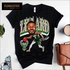 Damian Lillard Milwaukee Bucks Cartoon Signature Shirt