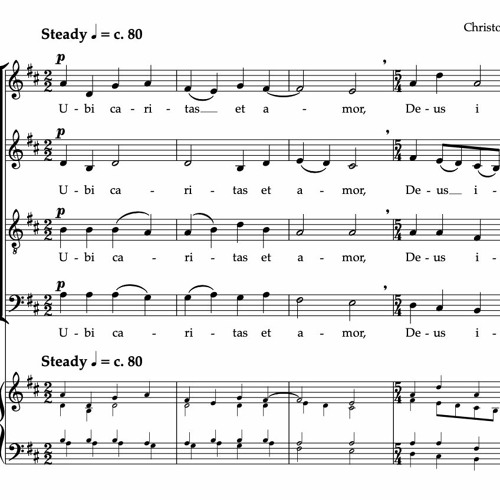 Ubi Caritas (SATB - rev. 2022)