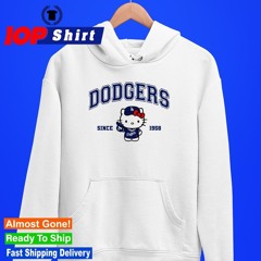 Hello Kitty Los Angeles Dodgers baseball since 1958 shirt