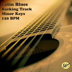 C Minor Blues Guitar Backing Track | Latin Style