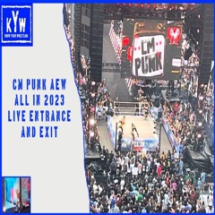 CM Punk AEW All In 2023 Live Entrance And Exit