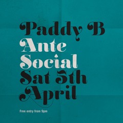 Live @ Ante Social 05/04/25