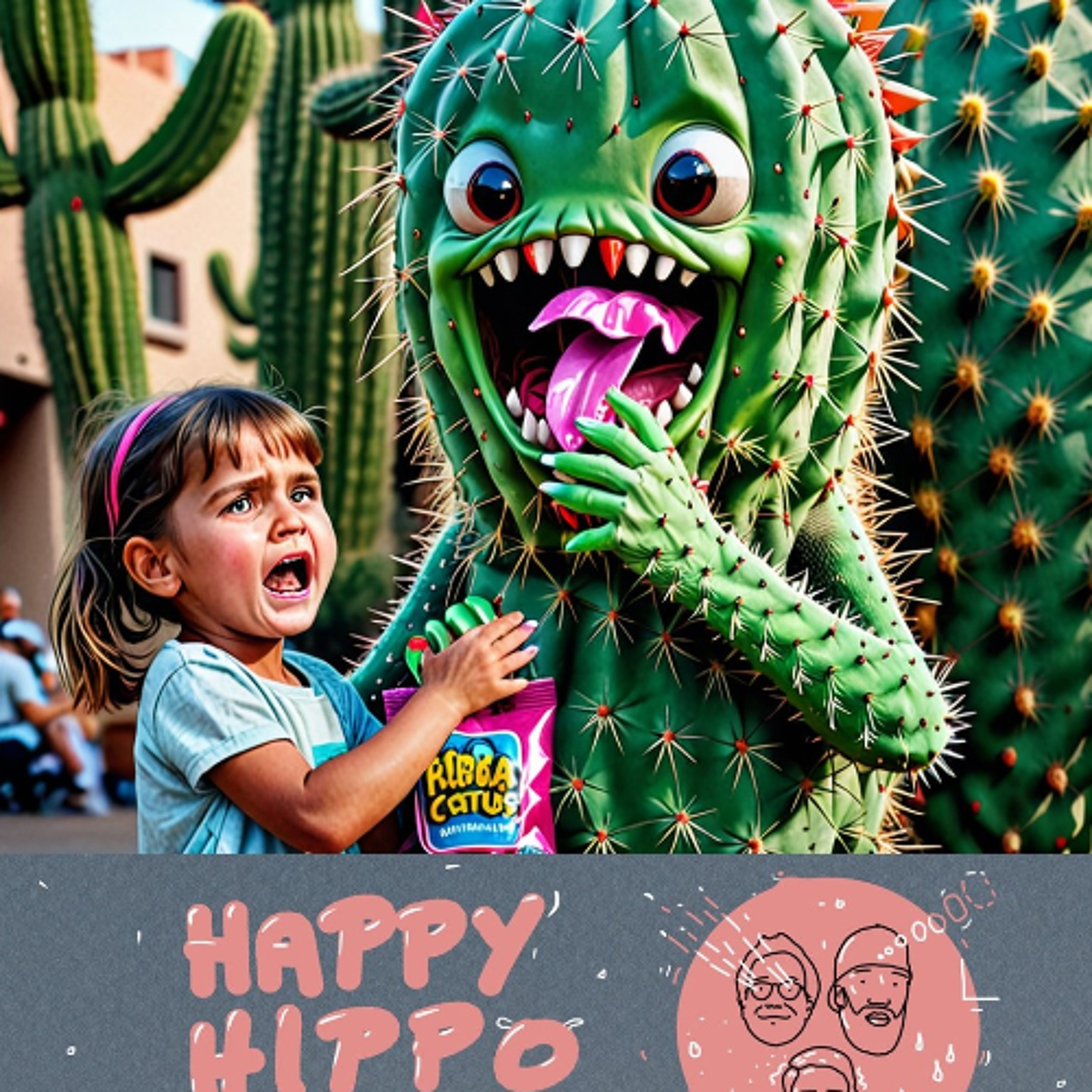 165 Happy Hippo Podcast - Sticker Stickler episode artwork