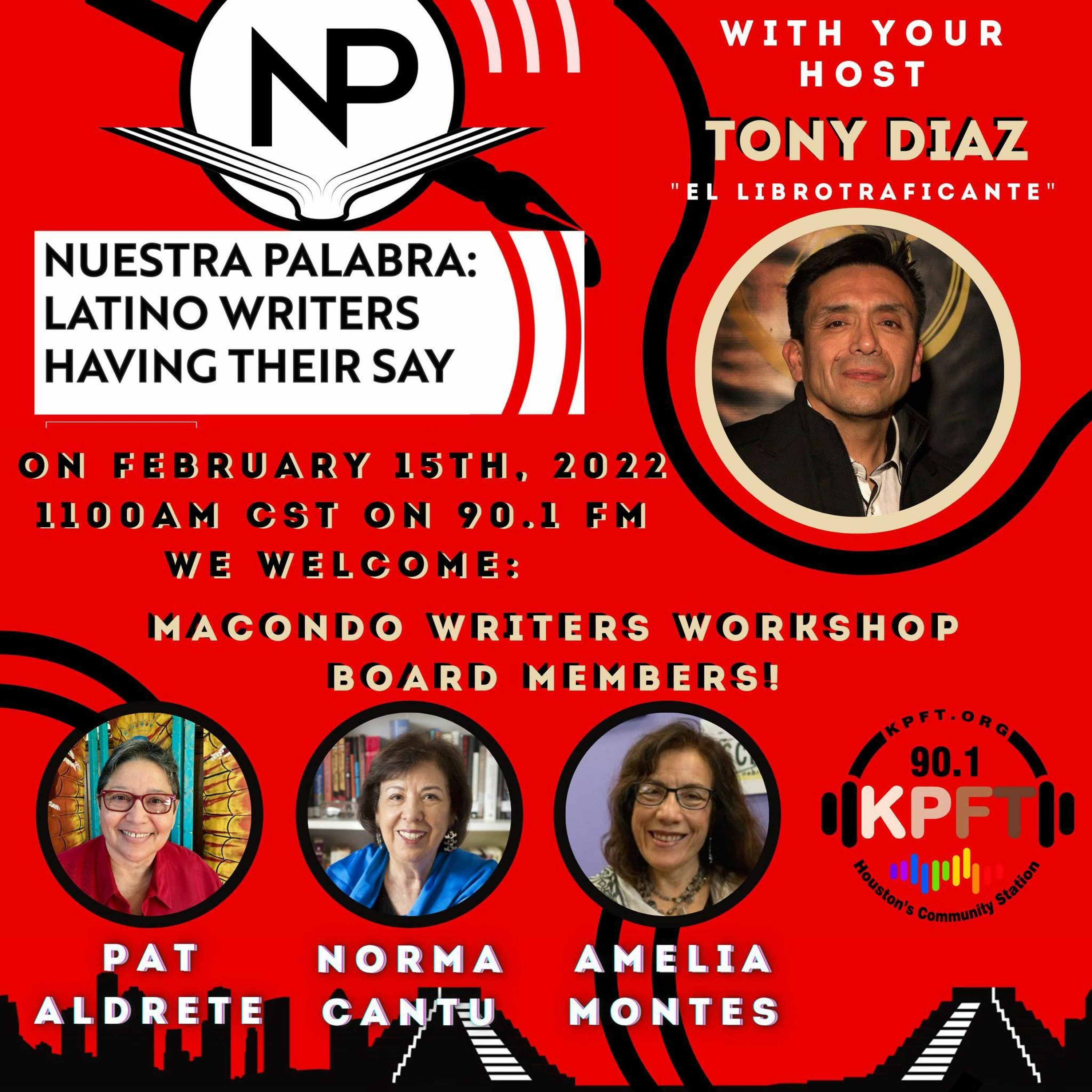 Nuestra Palabra: Latino Writers Have Their Say w/ Tony Diaz