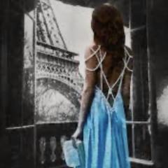 Blue dress