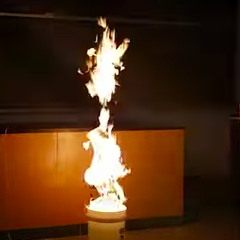 How to light a fire in a large indoor fireplace 2
