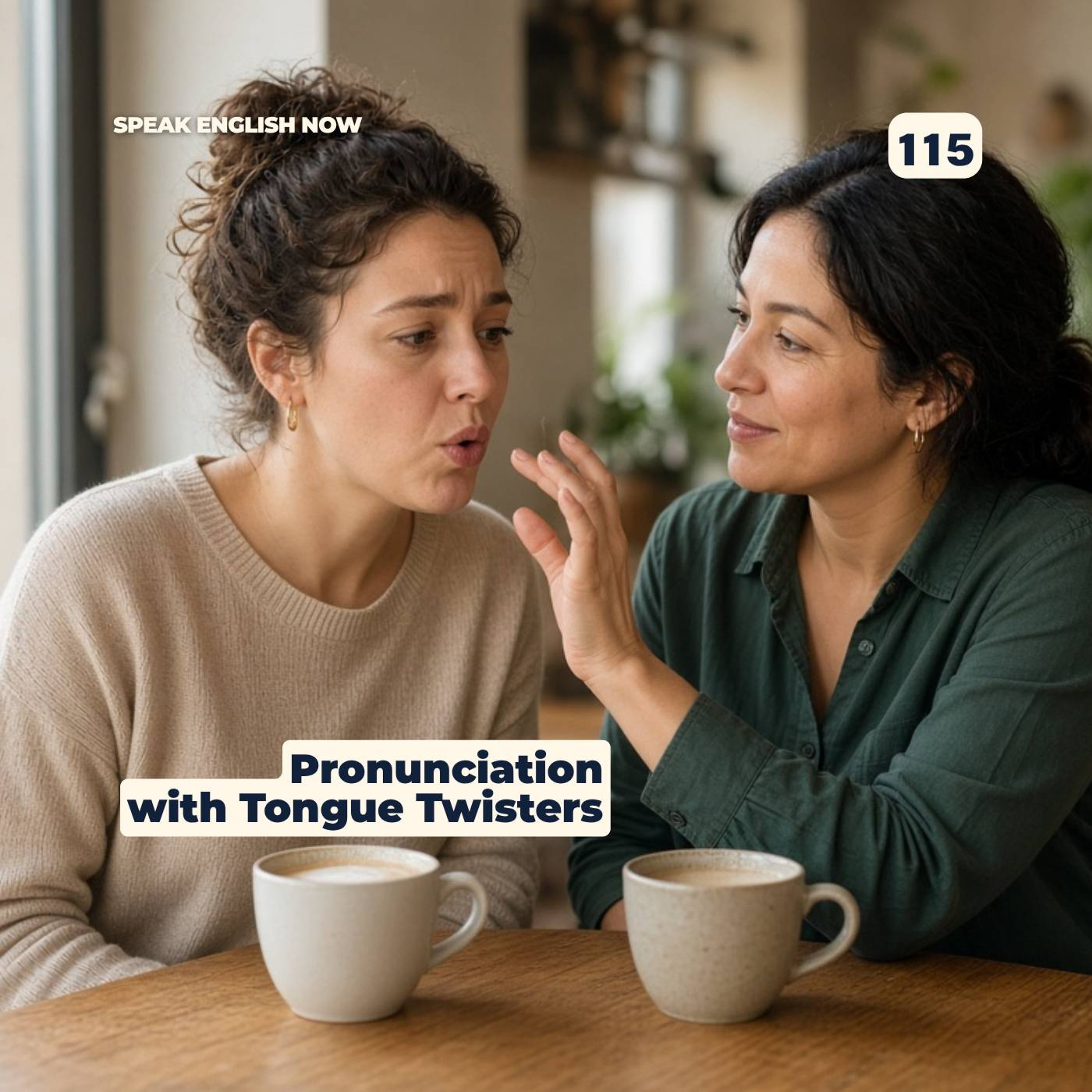 #115 English Pronunciation Training with Tongue Twisters episode artwork