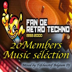 Fan de rétro techno 20 members music séléction
